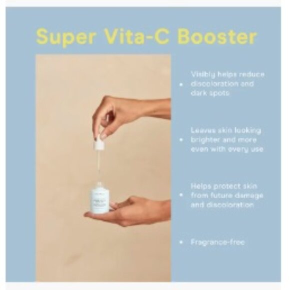 NuFACE Brighten + Correct Super Vita-C Booster, NEW - Full Size 1.0 oz 30 ml - Picture 7 of 14